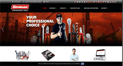 Desktop Screenshot of benman-tools.com