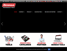 Tablet Screenshot of benman-tools.com